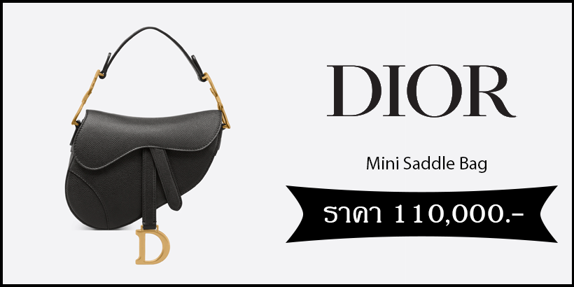 Mini Saddle Bag จาก Dior