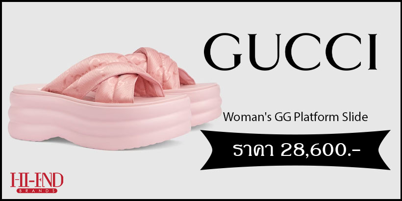 Woman's GG Platform Slide